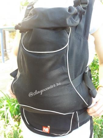 Рюкзак MB-Design Progressive  чёрный, в комплекте накладки