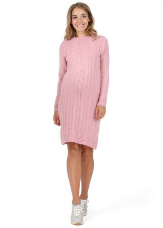Платье 'Милабель' для беременных пыльно розовый