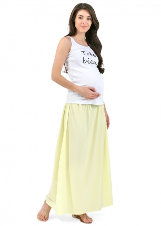 Юбка длинная 'Кэрол' для беременных желтый