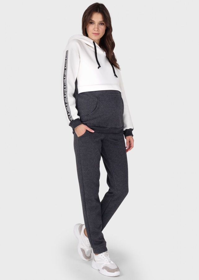 Костюм утепл. 'Нонна' для беременных и кормящих; цвет: темно-серый