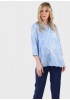 Блузка 'Жасмин' для беременных; цвет: голубой