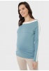 Джемпер 'Ханна' для беременных и кормящих; цвет: селадон