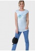 Футболка 'Кристина' для беременных; цвет: голубой