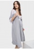 Комплект для роддома 'Дольче' для беременных и кормящих; цвет: серый