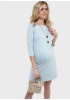 Платье 'Ферн' для беременных и кормящих; цвет: селадон