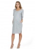 Платье 'Зарина' для беременных и кормящих голубой