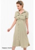99560 Платье для беременных и кормящих оливковое