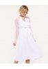 99610 Платье для беременных и кормящих белое