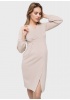 Платье 'Кэрол' для беременных и кормящих; цвет: бежевый