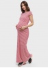 Платье 'Вояж' для беременных и кормящих; цвет: красный