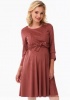 99526 Платье розовое для будущих и кормящих мам