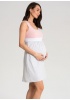 Платье 'Делмар' для беременных и кормящих; цвет: пудровый