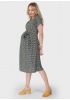 Платье 'Юлиана' для беременных и кормящих; цвет: оливковый