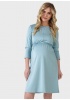 Платье 'Алиша' для беременных и кормящих; цвет: селадон