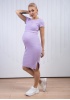 Платье 'Бланш' для беременных и кормящих; цвет: лиловый