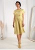 Платье 'Юлиана' для беременных и кормящих; цвет: желтый