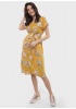 Платье 'Юлиана' для беременных и кормящих; цвет: медовый