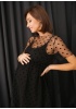 Платье 'Дэшер' для беременных; цвет: черный