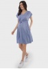Платье 'Сивилла' для беременных и кормящих; цвет: деним