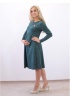 Платье для беременных П-2023.2 ЗМ зеленый меланж