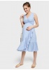 Платье 'Флоренс' для беременных и кормящих; цвет: голубой