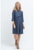 мм535-101353 Платье для беременных и кормящих, Т.синий