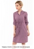 99577 Платье для беременных и кормящих из тенсела лиловое