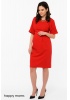 99570 Платье для беременных и кормящих красное