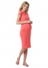Платье 'Милена' для беременных лососевый
