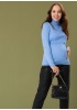 Водолазка 'Шэйла' для беременных и кормящих; цвет: голубой