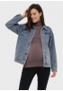Куртка джинсовая 'Дакота' для беременных; цвет: деним
